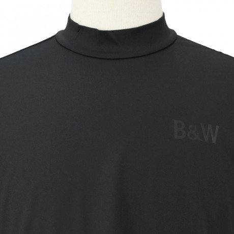 コンフォートスムースモックネックシャツ(2022年春夏モデル) BGS9502WM BK