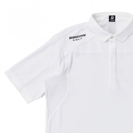 メンズ 【B－01】 半袖シャツ 2024 春夏 ゴルフウェア AGM10A ホワイト