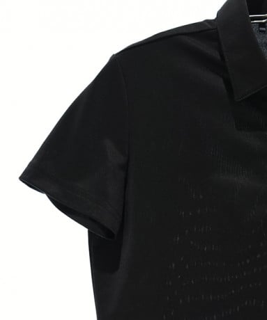 レディース 半袖ポロシャツ ブラック系【中古】ゴルフウェア