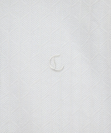 メンズ 半袖ニットポロシャツ ホワイト系【中古】ゴルフウェア