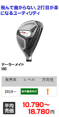 M6｜テーラーメイド｜ユーティリティ｜中古ゴルフクラブを探す｜ゴルフ 