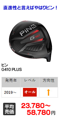 PING G410プラスドライバー　10.5　TOUR-AD IZ6S 訳あり