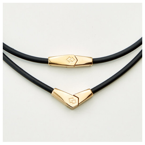 ネックレス ALT ブラック×ゴールド ABARA52｜ゴルフ用品・ゴルフウェア