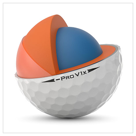 プロV1x LEFT DASH 2024 ゴルフボール 1ダース WH［salebg］｜ゴルフ