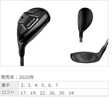 名器PING G425 ユーティリティ 重なら 2本セット3u 4u