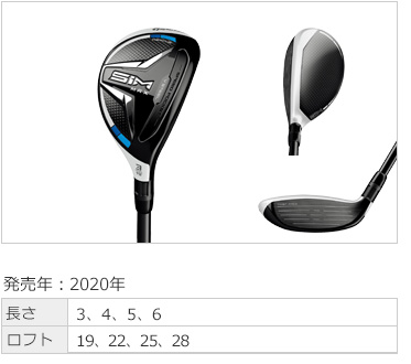 TaylorMade SIM MAX ユーティリティ 6番 TaylorMade SIM MAX 6番