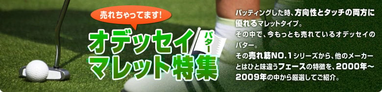抜群の安定感！オデッセイ マレット型パター特集