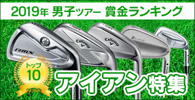 2019年 賞金ランキングTOP10 アイアン