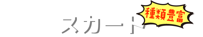 スカート 種類豊富