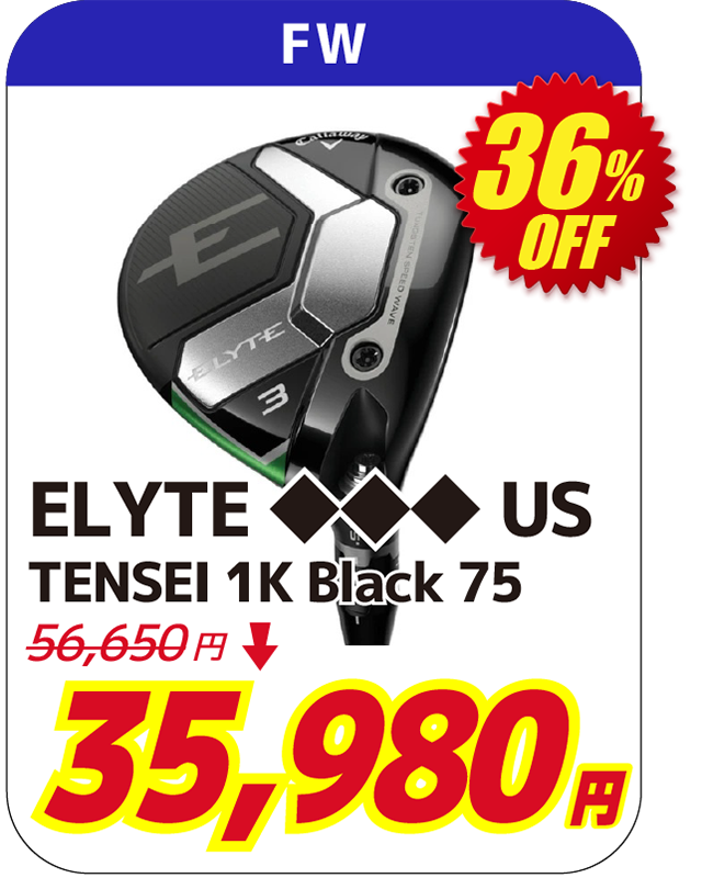 ELYTE ◆◆◆ US FW TENSEI 1K Black 75