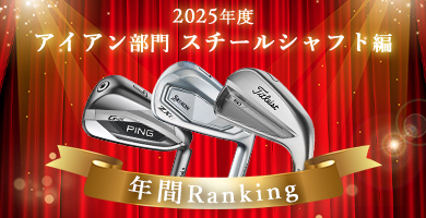 アイアン人気ランキング スチールシャフト部門(2025年版)