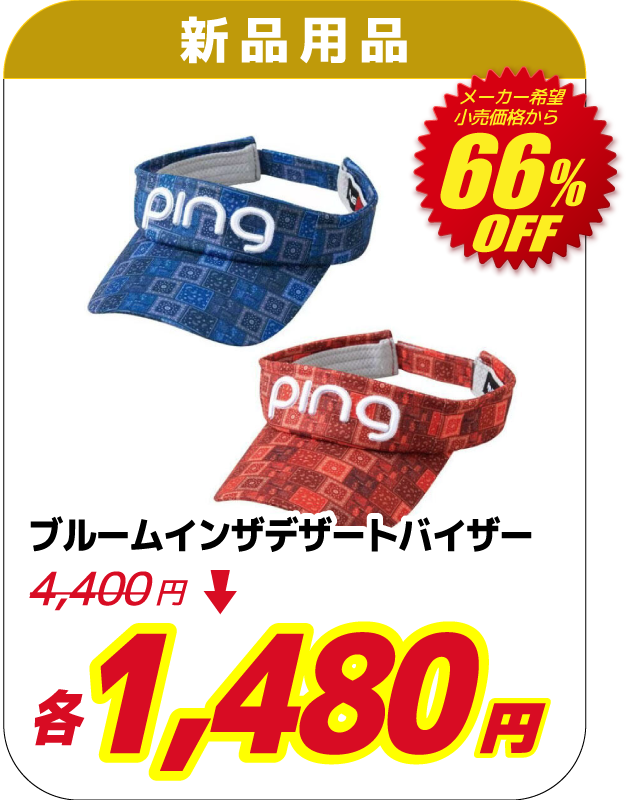 ブルームインザデザートバイザー
