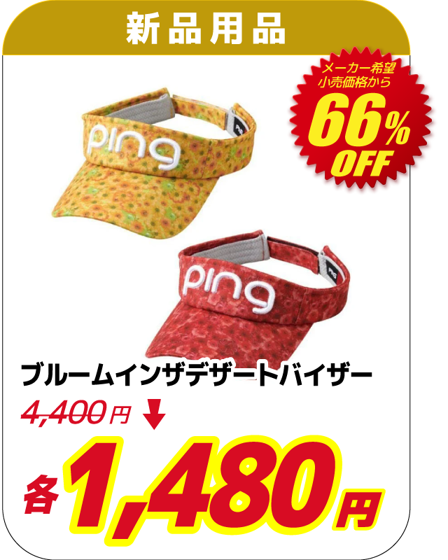 ブルームインザデザートバイザー